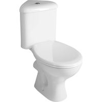 Aqualine Cerámica - WC Clifton, esquina, desagüe trasero, blanco FS1PK