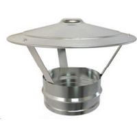 Caperuza 80 Inox-simple Convesa Mesures Accessoires de plomberie: 80mm