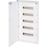 Répartiteur modulaire 5 x 18 encastré métal – Indice de protection IP40 – Pour installations électriques résidentielles et industrielles – ETI