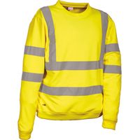 Cofra Marqueta Warnschutz Sweatshirt Pullover, Klasse 3, 320 g/m² gelb XXXXL