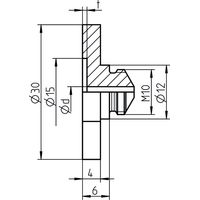 Embout buccal Gesipa 16/36 (pour aluminium 6 places)