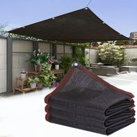 Toile Ombrage 3x4M pour Jardin Balcon Terrasse Filet Brise-Vue Protection Soleil UV Résistante Durable