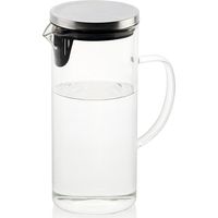 1,5 l Glaskrug mit Metalldeckel 17 x 9,5 x 22,5 cm MS70098 Andrea House