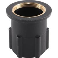1 Pcs 32mm Faucet Nut Fixed Seat, Plastic Fixing Nut Tap Fastener, Fixed Faucet Assembly for Kitchen, Black
