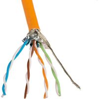 ACOME Installationskabel TN-7000-1 Kat.7 orange 4P S/FTP AWG23 500 Meter