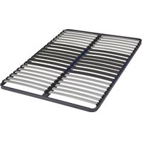 Ebac Literie – Sommier à lattes 140x190 cm – 40 lattes en bois multiplis – Cadre en métal cintré – 2 places – Fabrication française