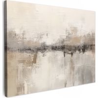Canvas Print Modern art - Abstract - Beige 80x60 cm