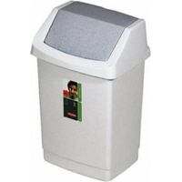 Curver kosz uchylny "click-it" 9l /szary lux/ granitowy