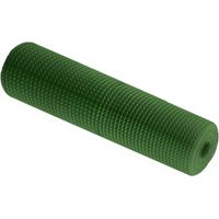 Malla Plastica 1X30M Verde 100% PVC Valla de PVC Malla para Cerco Reticula 20X20MM