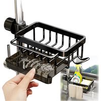Escurridor de nevera para cocina - apto para cocina y baño - escurridor (negro)