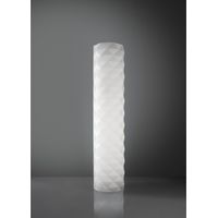 Lampadaire métal blanc 27 x 123h
