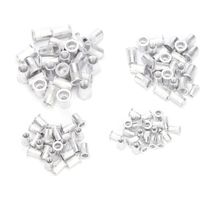 100 écrous rivetés aveugles alu M4-M8 - Accessoire fixation mécanique durable