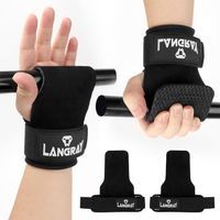 Sangles de traction pour la musculation, double couche en cuir, sangles de fitness réglables pour haltérophilie, musculation, haltérophilie, haltérophilie, sangles de levage pour femmes et hommes