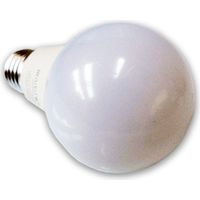 Ampoule LED 8W ronde type A60 blanc chaud 3000K 700lm culot E27 230V claire non-dimmable AIRIS LEDBULBE8W
