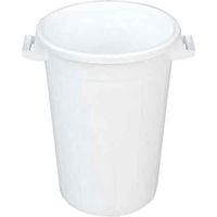 BIDONE PER RIFIUTI BIANCO 75 lt - Ø 44x60h