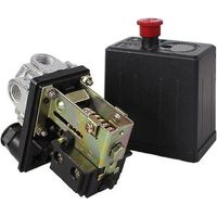 Air Compressor Pressure Switch Control Valve 240v 175psi Heavy Duty-black