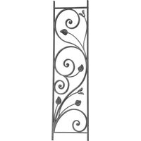 IAM DESIGN Zierelement 1000x275mm aus geschmiedetem Eisen passend zu Schmiedeeisen Treppengeländer