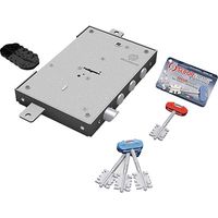 SERRATURA METALLO APPLICARE 2401 SECUREMME DM M4 TRIPL+SCR IP.MM 37 E.MM 63 DX/SX