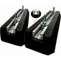 Paar Bodenstützen EID mini rubber 400MM 300KG - AS400PMBFP