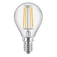 Ampoule E14 Sphérique - Filament - Blanc chaud - Lot de 2 - 40W