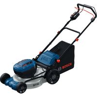 Bosch Akku-Rasenmäher GRA18V2-46SP, 2x EXBA18V-55 (5,5 Ah) und 2x Ladegerät GAL 12V/18V-80