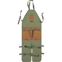 Delantal para Herramientas Polainas de Jardinería Delantal, Ajustable, Multibolsillos, Protección de Piernas, para Hogar, Cocina y Jardín Delantal de Barbacoa
