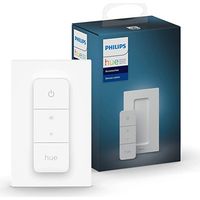 Interrupteur intelligent Philips Hue Dimmer Switch – Télécommande nomade variateur de lumière – Compatible avec systèmes domotiques