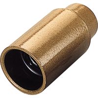 poly pool - portalampada e14 corpo liscio oro