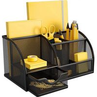Organisateur de Bureau Multifonctionnel Tiroir Coulissant - Peu Encombrant