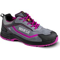 Sparco 07537GRFU Indy Danica ESD S1PS Sicherheitsschuh, Grau/Fuchsia, 36