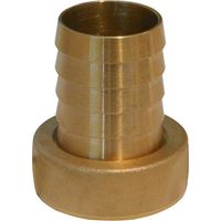 Raccordo portagomma in ottone dritto per elettropompa e travaso liquidi -Ø 20 mm