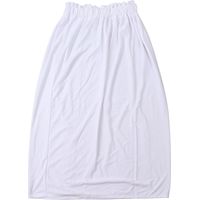 Serviette de bain femme en coton, bandeau bustier, jupe de bain Dree pour voyage, plage, blanche