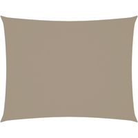 vidaXL Sunshade Sail Oxford Fabric Rectangular 3,5x5 m Taupe