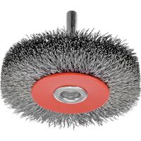 Osborn Werkzeugbürste D40x11, Schaft 6 mm, gewellter Stahldraht 0,20 mm T10
