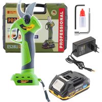 Procraft ES28Li Akku Astschere 20 V Brushless + 1x Akku 2,0 Ah + Ladegerät + Koffer