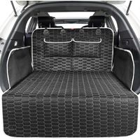 Coavas – Housse de protection coffre voiture pour chien – Imperméable en tissu Oxford 600D – Dimensions 185 x 103 cm – Antidérapante avec 2 poches