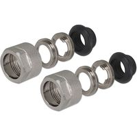 Klemmverschraubungen 3/4'' Eurokonus - für Kupfer- und Edelstahl 15 x 1 - 1 Paar = 2 Stk.