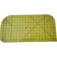 Règle de repassage à chaud, règle de patch, règle de tissu de repassage, règle de couture en résine