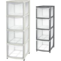 Cover Line Kommode Farbe Transparent-Creme Tontarelli