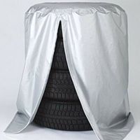 Housse de roue de secours Enjoliveurs de roue pour camping-car remorque Housse de pneu Roues automobiles Housse de pneu de secours Housses de bâche de pneu Soie Polyester Engrenage avant de vo