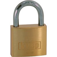 Kasp K12030 Vorhängeschloss 30 mm verschieden schließend Goldgelb Schlüsselschloss
