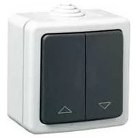 Legrand 91608 Plexo 55 Doble interruptor para persianas enrollables 10A