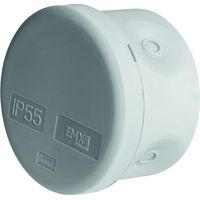 Pack de 100 boîtes de dérivation - IP55 - Ø 60 mm - Couvercle clipsé - 100060 - EMX