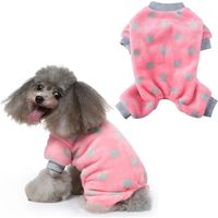 Pyjama d'hiver chaud pour chien, quadrupède, animal de compagnie, en peluche, vêtements d'hiver pour animaux de compagnie