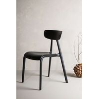 Ursholmen chaise de salle à manger plastique noir