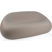 Outdoor-Sofa 2-Sitzer Design Polyethylen Garten Terrasse Gumball D1 - Beige Jute