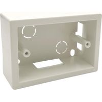 Scatola esterna 503 cassetta da parete 3 moduli posti bianco per prese elettriche compatibile con tutte le serie civili