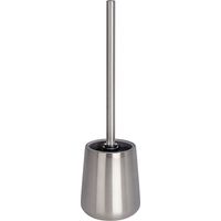 Wenko – Brosse WC inox design – Porte-brosse en acier inoxydable – Finition satinée élégante – Diamètre 11 cm, hauteur 38 cm