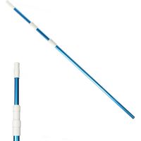 Wiltec Asta telescopica per piscine 120-360cm collegabile a spazzola pulisci fondo piscina
