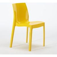 Silla para Cocina y Bar Ice Grand Soleil de Polipropileno Apilable - Amarillo